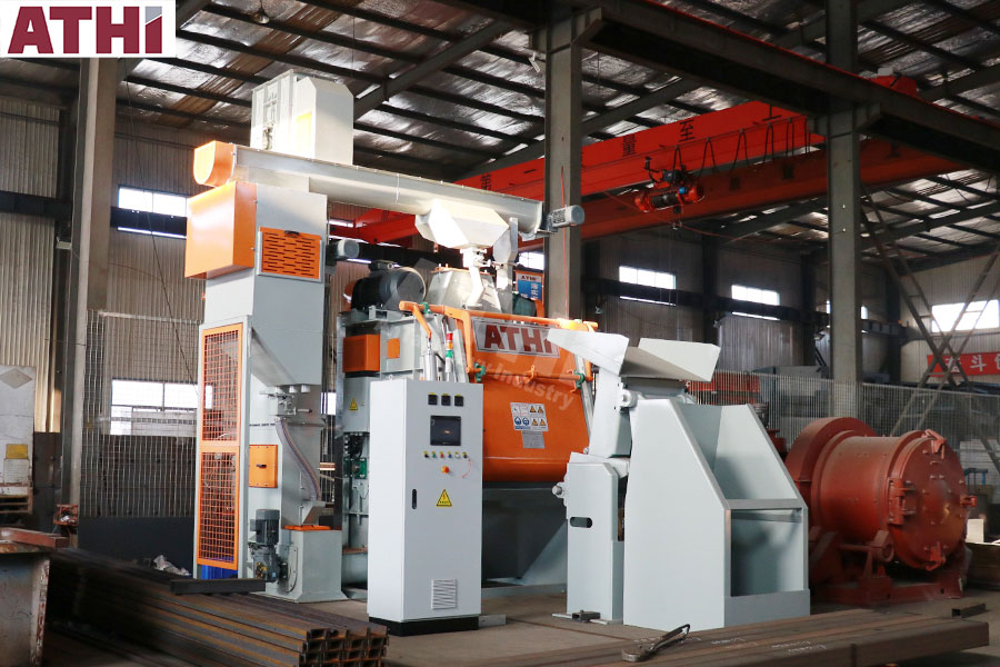 15GN дробемет с гидравличкской загрузочной системой