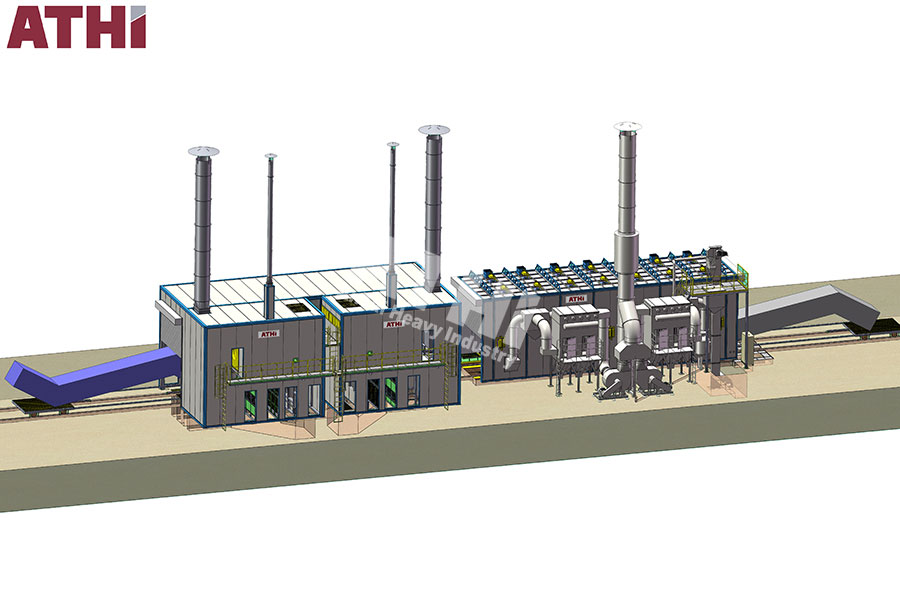 Проходная (сквозная) дробеструйная камера и окрасочно-сушильная камера в Узбекистане