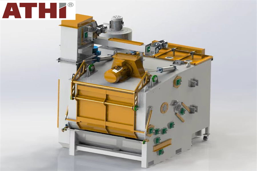 Q3210YT дробемет с резиновой гусеницей